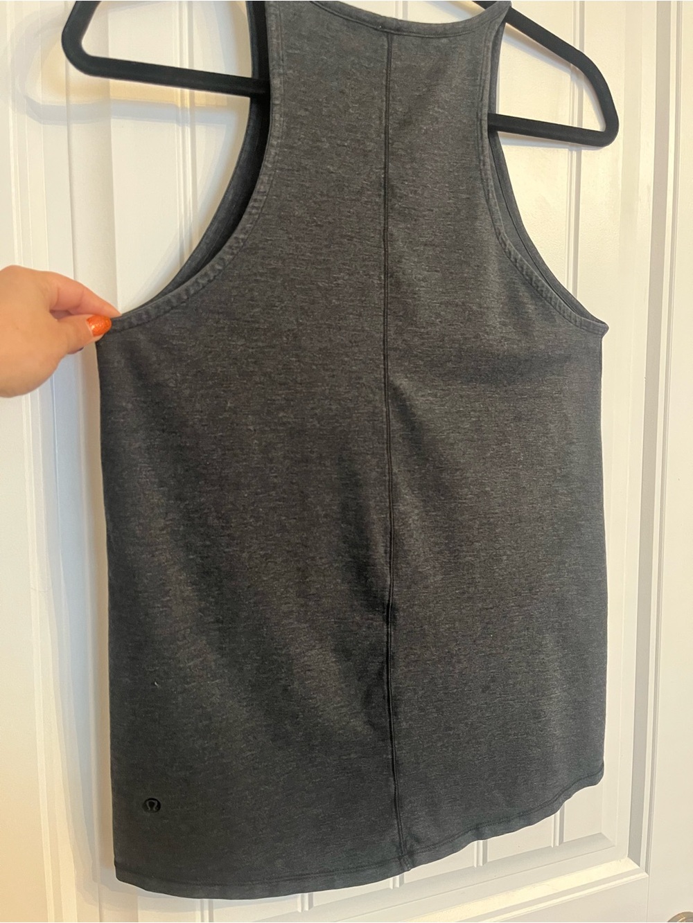 Lululemon Charcoal Gray Athletic Racerback Tank - Size 8